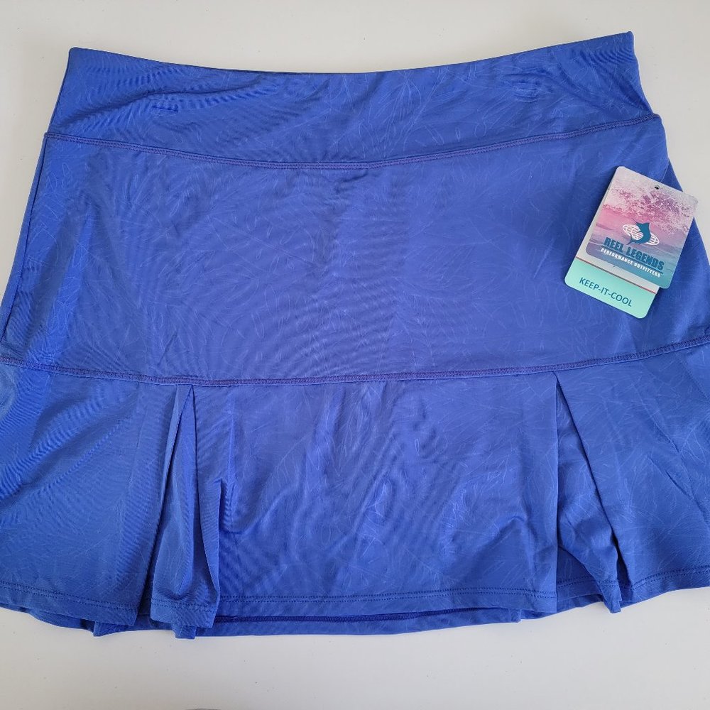 Reel Legends Women's Flounce Skort - Dazzl Blue